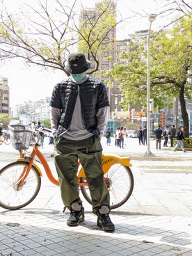 「PROCLUB」｜「アイテム（ジャケット/アウター）」を使った、RoxsoulLeeさん（メンズ・170cm）の春コーディネート