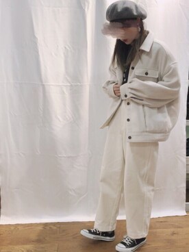 「Heather（ヘザー）のアイテム（その他アウター）」を使った、maさん（レディース・167cm）の冬コーディネート