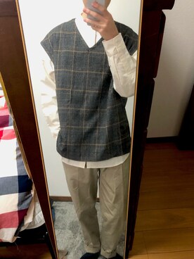 なかたにさん(メンズ・175cm)の冬コーディネート