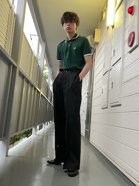 「ASTRAL（アストラル）のアイテム」を使った、奎太さん（メンズ・177cm）の春コーディネート