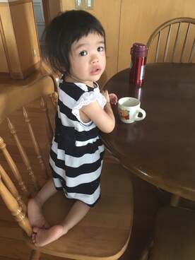 Suikaaさん（キッズ・80cm）の夏コーディネート