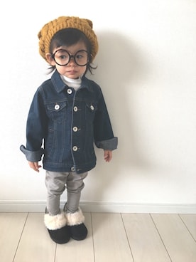 Suikaaさん（キッズ・80cm）の冬コーディネート