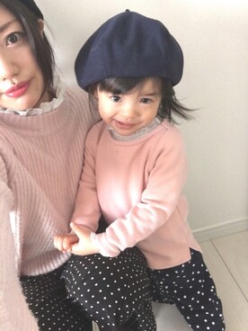 Suikaaさん（キッズ・80cm）の冬コーディネート