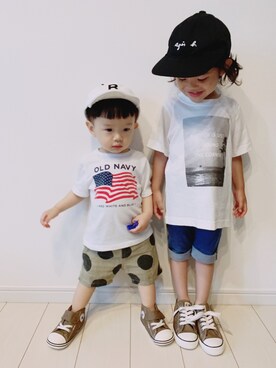 Suikaaさん（キッズ・90cm）の夏コーディネート