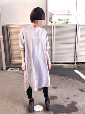 「アイテム（レインシューズ）」を使った、sugarsugar_chicoさん（レディース・158cm・30代）の夏コーディネート