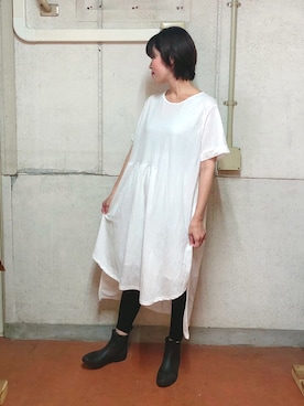 「アイテム（レインシューズ）」を使った、sugarsugar_chicoさん（レディース・157cm・30代）の夏コーディネート