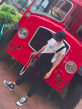 「campion（-）のアイテム」を使った、CHIHIROさん（レディース・161cm）の秋コーディネート