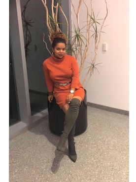 「fall style」｜「アイテム（チュニック）」を使った、Flaribelさん（レディース・153cm）の秋コーディネート