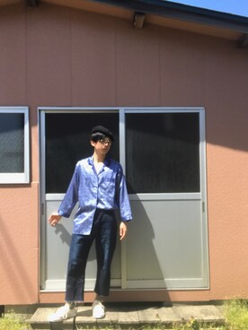 「HARE（ハレ）のアイテム（ソックス/靴下）」を使った、se＾naさん（メンズ・177cm）の春コーディネート