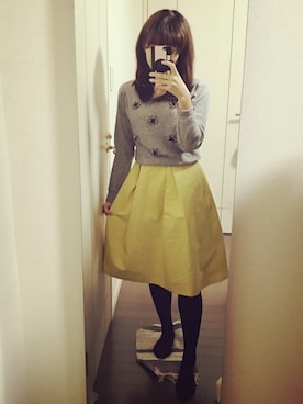 Kコ/BAILA専属読者モデルさん(レディース・155cm)の冬コーディネート