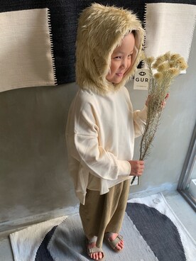 「michirico」｜noriさん（キッズ・123cm）の秋コーディネート