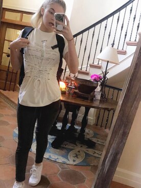 Hanna さん（レディース・165cm）の冬コーディネート