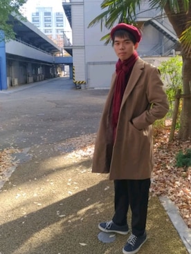 「Sperry   （スペリー）のアイテム」を使った、ベンさん（メンズ・178cm）の秋コーディネート