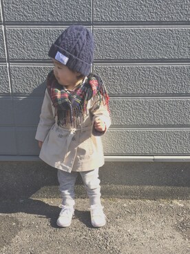 mee**naaさん(キッズ・90cm)の冬コーディネート