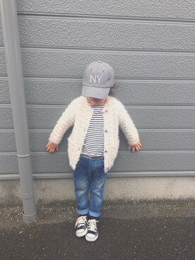 mee**naaさん（キッズ・100cm）の冬コーディネート