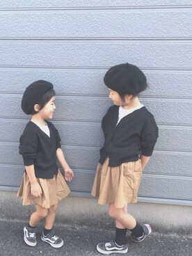 「オシャレパッソ」｜mee**naaさん（キッズ・100cm）の秋コーディネート