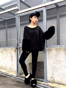 「ENVYM」｜RINAさん（レディース・153cm）の秋コーディネート