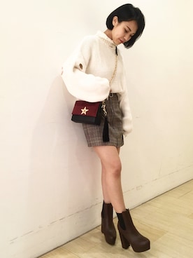 「ショートヘア」｜RINAさん（レディース・153cm）の秋コーディネート