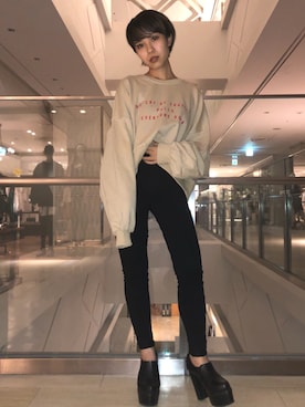 「parco」｜RINAさん（レディース・153cm）の秋コーディネート