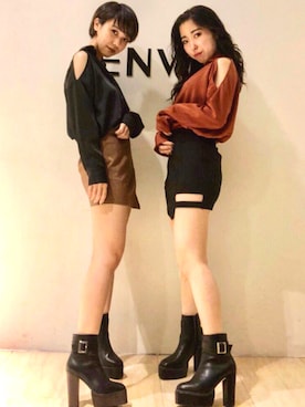 「twins」｜RINAさん（レディース・153cm）の秋コーディネート
