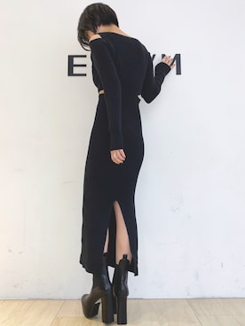 「envym_staff」｜「アイテム（アクセサリー）」を使った、RINAさん（レディース・153cm）の秋コーディネート