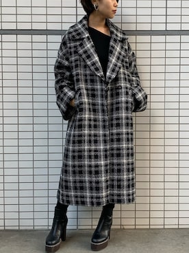 「仙台」｜「アイテム（その他アウター）」を使った、RINAさん（レディース・153cm）の秋コーディネート