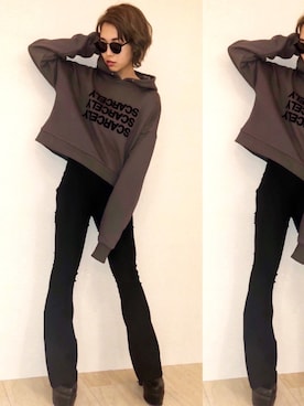 「ショートヘア」｜RINAさん（レディース・153cm）の秋コーディネート