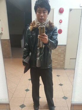H.S@yonoiさん（メンズ・176cm）の冬コーディネート
