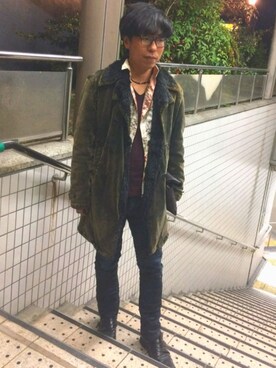 H.S@yonoiさん（メンズ・176cm）の冬コーディネート