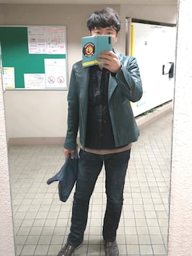 H.S@yonoiさん(メンズ・176cm)の冬コーディネート