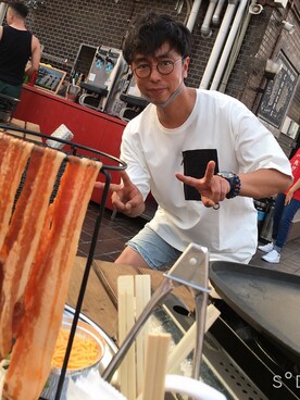 「TORNADO MART（トルネードマート）のアイテム（腕時計）」を使った、H.S@yonoiさん（メンズ・176cm）の夏コーディネート