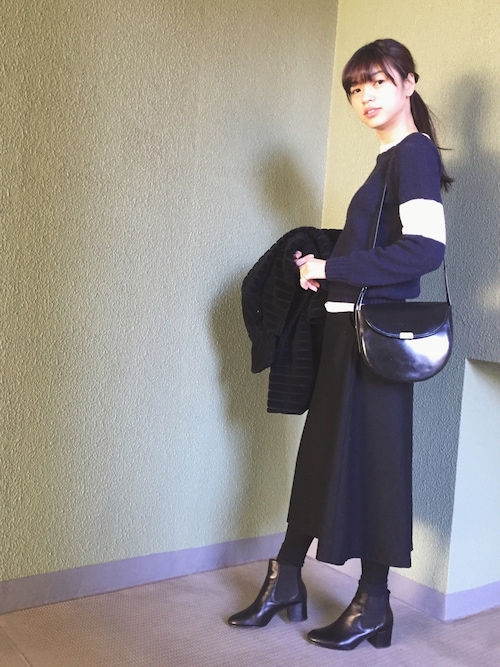 森本奈緒 Inter Chaussuresのブーツを使ったコーディネート Wear