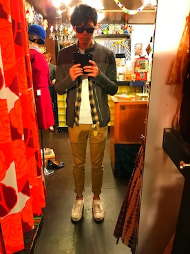 「Sleek（スリーク）のアイテム」を使った、ハイリさん（メンズ・177cm）の秋コーディネート