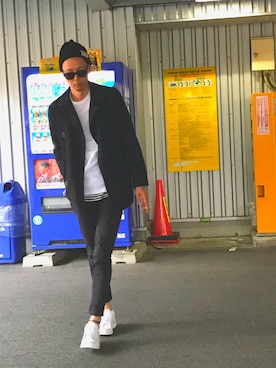 「Sleek（スリーク）のアイテム」を使った、ハイリさん（メンズ・177cm）の秋コーディネート