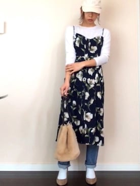 a___さん（レディース・155cm）の冬コーディネート