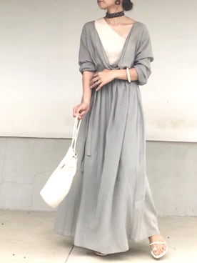 「カシュクール」｜「アイテム（財布/小物）」を使った、a___さん（レディース・155cm）の秋コーディネート