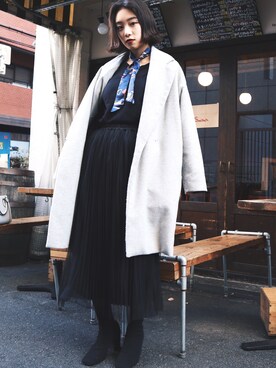 「アイテム（ブーティ）」を使った、akoさん（レディース・160cm・10代）の秋コーディネート