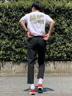 「ワッフル」｜「アイテム（アナログ腕時計）」を使った、natsukiさん（メンズ・187cm）の秋コーディネート