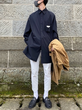 「Hyein Seo」｜「アイテム（ジャケット/アウター）」を使った、natsukiさん（メンズ・187cm）の秋コーディネート