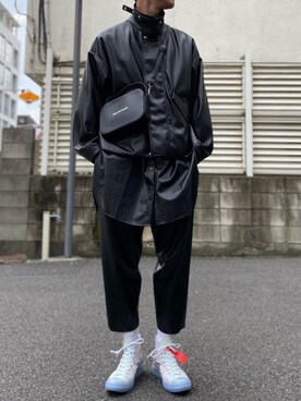 「RYO TAKASHIMA（リョウタカシマ）のアイテム（ブルゾン）」を使った、natsukiさん（メンズ・187cm）の秋コーディネート