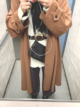 honokaさん（レディース・157cm）の冬コーディネート