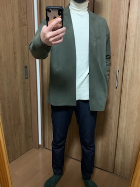 センパイさん（メンズ・173cm）の冬コーディネート