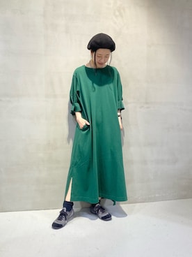 「FRAPBOIS（フラボア）のアイテム」を使った、azuさん（レディース・153cm）の夏コーディネート