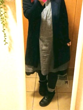 「アイテム（ブーツ）」を使った、☺︎haru★さん（レディース・153cm）の秋コーディネート