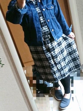 「SM2（エスエムツー）のアイテム（シャツワンピース）」を使った、☺︎haru★さん（レディース・153cm）の春コーディネート
