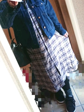 「SM2（エスエムツー）のアイテム（シャツワンピース）」を使った、☺︎haru★さん（レディース・153cm）の春コーディネート