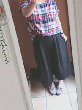 「スカンツ」｜☺︎haru★さん（レディース・153cm）の夏コーディネート