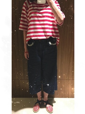 「CRUCIANI（クルチアーニ）のアイテム（アクセサリー）」を使った、Mayukiiiiさん（レディース・165cm）の夏コーディネート