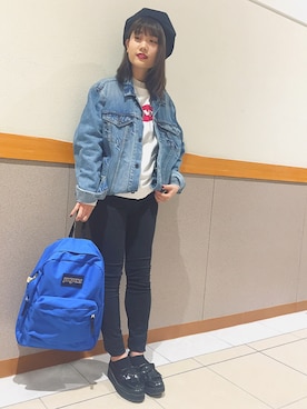 もりこ。さん（レディース・158cm）の冬コーディネート