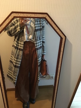 「Abercrombie&Fitch（アバークロンビーアンドフィッチ）のアイテム（スウェット）」を使った、megmegさん（レディース・161cm）の秋コーディネート